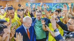 Lula com evangélicos no Palácio do Planalto