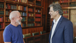 Lula com Fernando Haddad