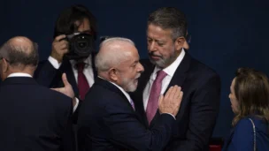 Arthur Lira com Lula