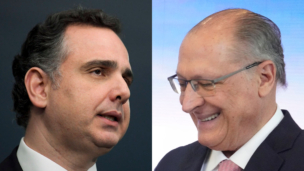 Presidente do Senado Federal, senador Rodrigo Pacheco (PSD-MG) e vice-Presidente da República Geraldo Alckmin.