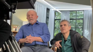 Lula e o marqueteiro Sidônio Palmeira