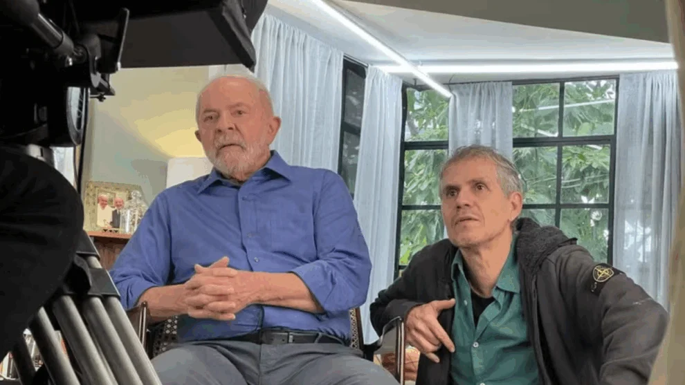 Lula e o marqueteiro Sidônio Palmeira