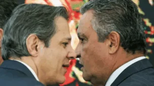 Ministros Fernando Haddad e Rui Costa