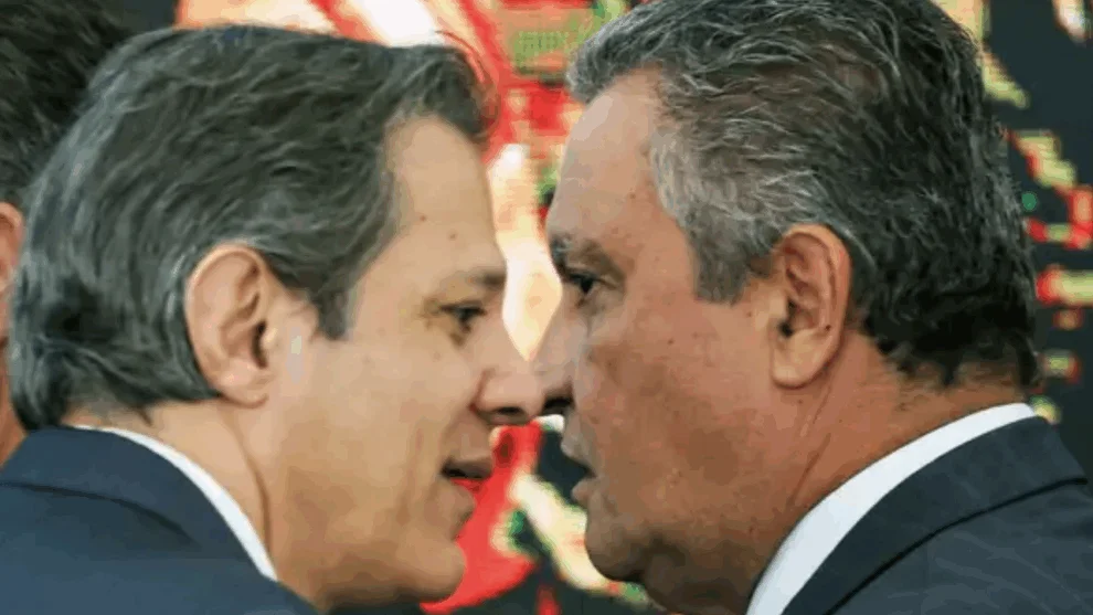 Ministros Fernando Haddad e Rui Costa