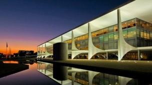 O Palácio do Planalto, sede do governo brasileiro