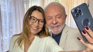 O presidente Lula e a primeira-dama, Janja da Silva