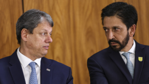 Tarcísio de Freitas e Ricardo Nunes
