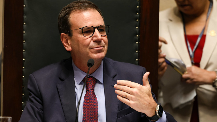 O prefeito do Rio de Janeiro, Eduardo Paes