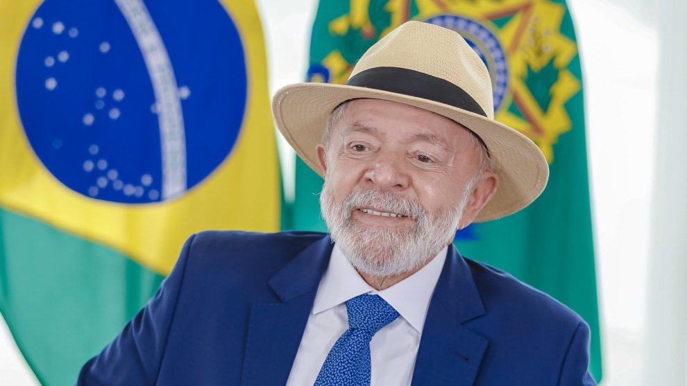 Lula em evento em 7 de janeiro de 2025