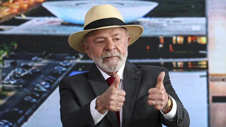 O presidente Luiz Inácio Lula da Silva