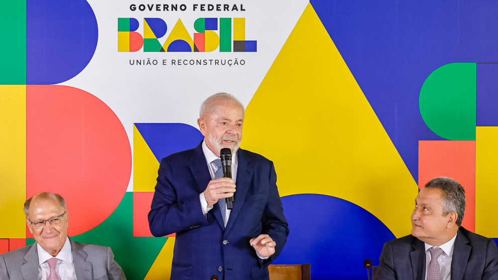 Presidente Lula na reuniao ministerial