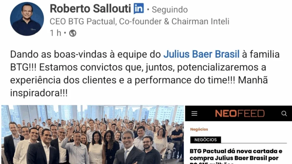Foto: Reprodução/LinkedIn