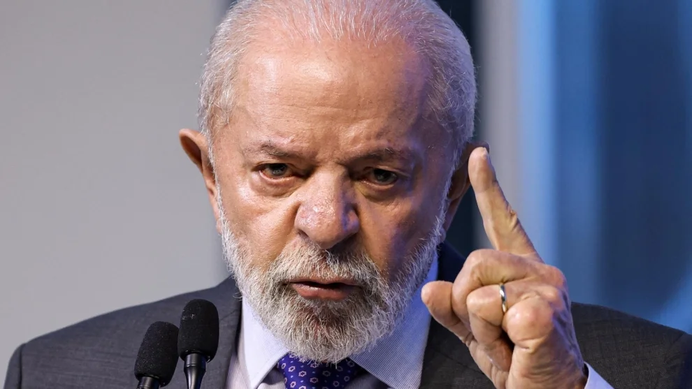 O presidente Luiz Inácio Lula da Silva