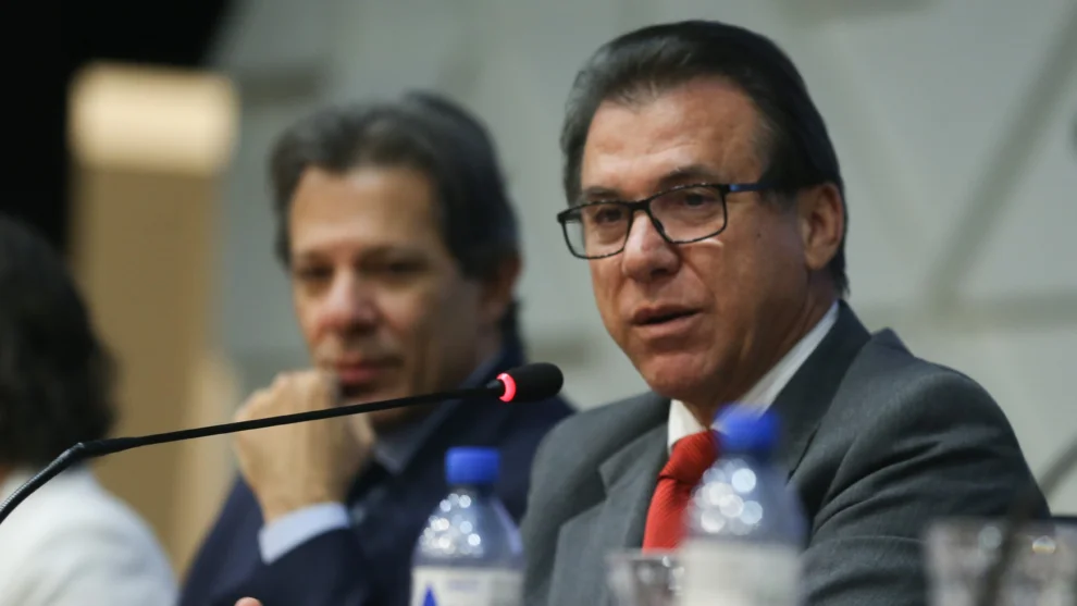 O Ministro da Fazenda, Fernando Haddad, e o Ministro do Trabalho e Emprego, Luiz Marinho