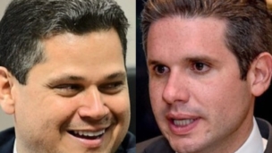 O senador Davi Alcolumbre e o deputado federal Hugo Motta