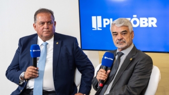 Os senadores Eduardo Gomes, do PL, e Humberto Costa, do PT, vice-presidentes do Senado Federal