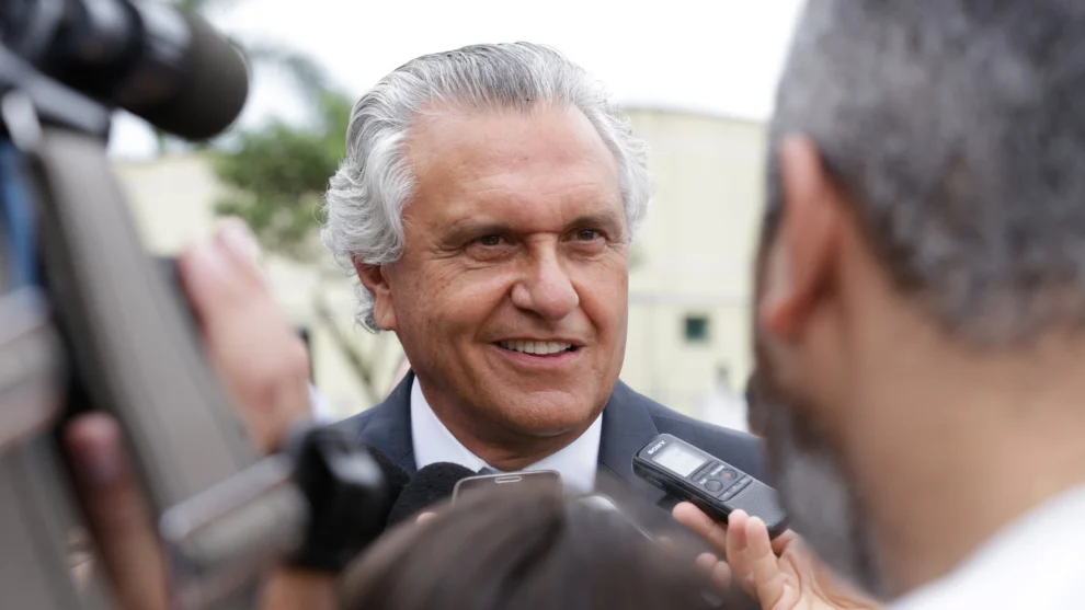 O Governador do Estado do Goiás, Ronaldo Caiado.