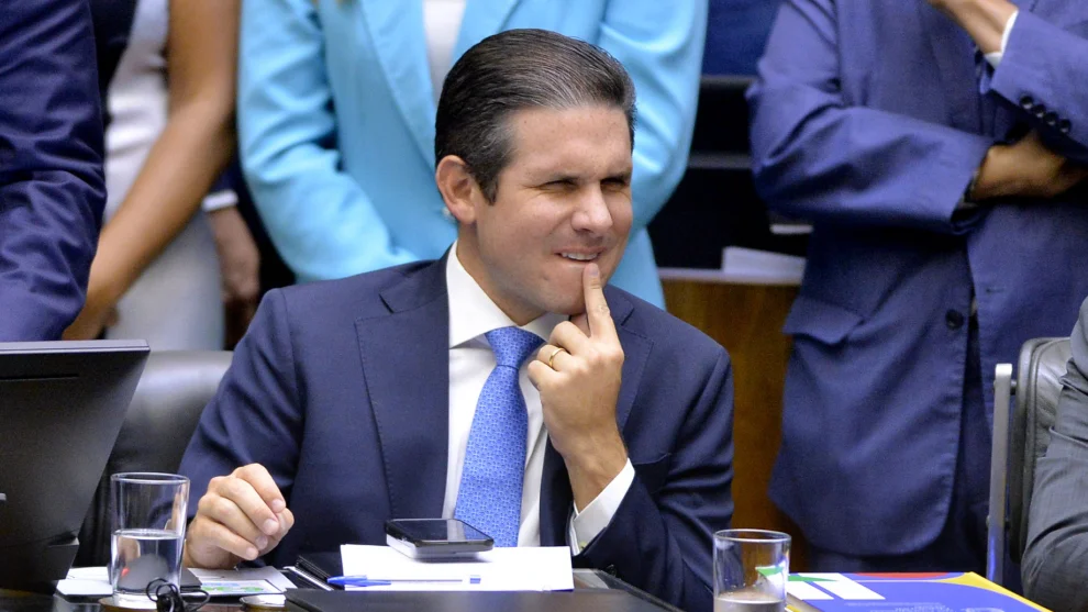 Presidente da Câmara dos Deputados, Hugo Motta.