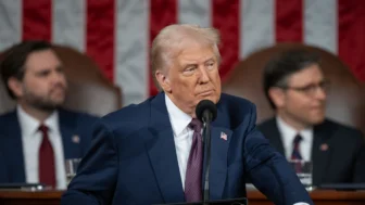 O presidente dos Estados Unidos da América, Donald Trump.