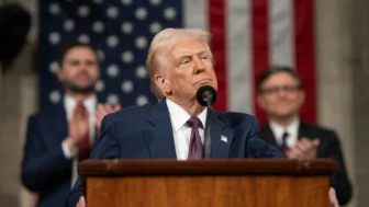 O presidente dos Estados Unidos da América, Donald Trump.