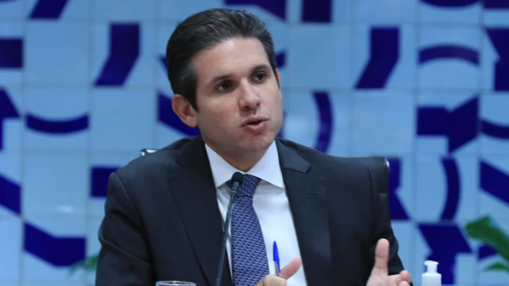 Presidente da Câmara dos Deputados, Hugo Motta.