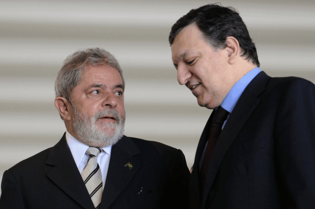 Lula e Durão Barroso na 4ª Cúpula Brasil-União Europeia, em 2010