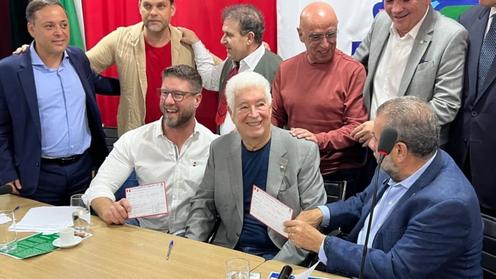 Requião Filho, Roberto Requião e Carlos Lupi