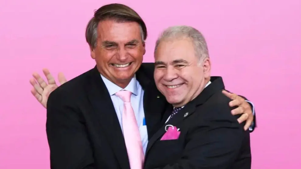 Jair Bolsonaro e Marcelo Queiroga