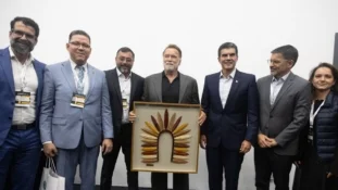 O encontro de Arnold Schwarzenegger com os governadores da Amazônia