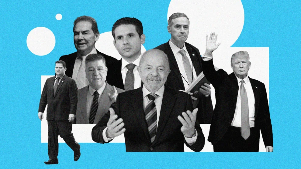 Lula, Trump, Davi Alcolumbre, Hugo Motta, Paulinho da Força, Luís Roberto Barroso, Carlos Viana