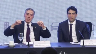 O presidente do STF, Luís Barroso, presidente do BC, Gabriel Galípolo