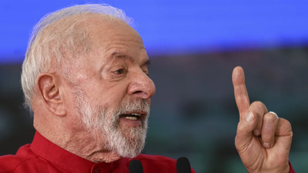 O presidente Luiz Inácio Lula da Silva
