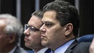 O Presidente do Senado e do Congresso Nacional, Davi Alcolumbre e presidente da Câmara, Hugo Motta