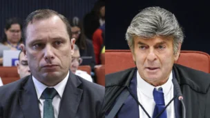 Ministro Luiz Fux e Mauro Cesar Barbosa Cid