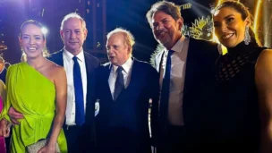 Os irmãos Ciro Gomes e Cid Gomes ao lado de Tasso Jereissati