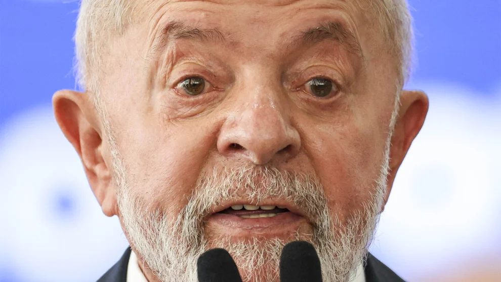 O presidente Luiz Inácio Lula da Silva