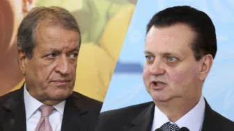 O presidente do PL, Valdemar Costa Neto e presidente do PSD, Gilberto Kassab