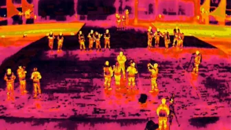 captação termal e de visão noturna