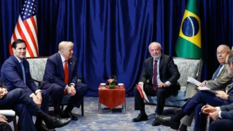 Presidente da República, Luís Inácio Lula da Silva, durante Encontro com o Presidente dos Estados Unidos, Donald Trump