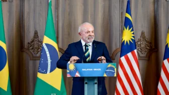 Luiz Inácio Lula da Silva, durante entrevista coletiva em Kuala Lampur, Malásia