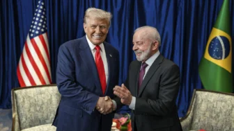 Presidente Donald Trump em reunião com Presidente do Brasil Luiz Inacio da Silva