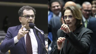 O Dep. Reimont e senadora Damares Alves