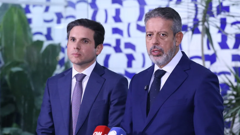 Presidente da Câmara dos Deputados, Hugo Motta e Dep. Arthur Lira