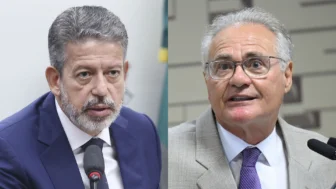O Dep. Arthur Lira e o senador Renan Calheiros