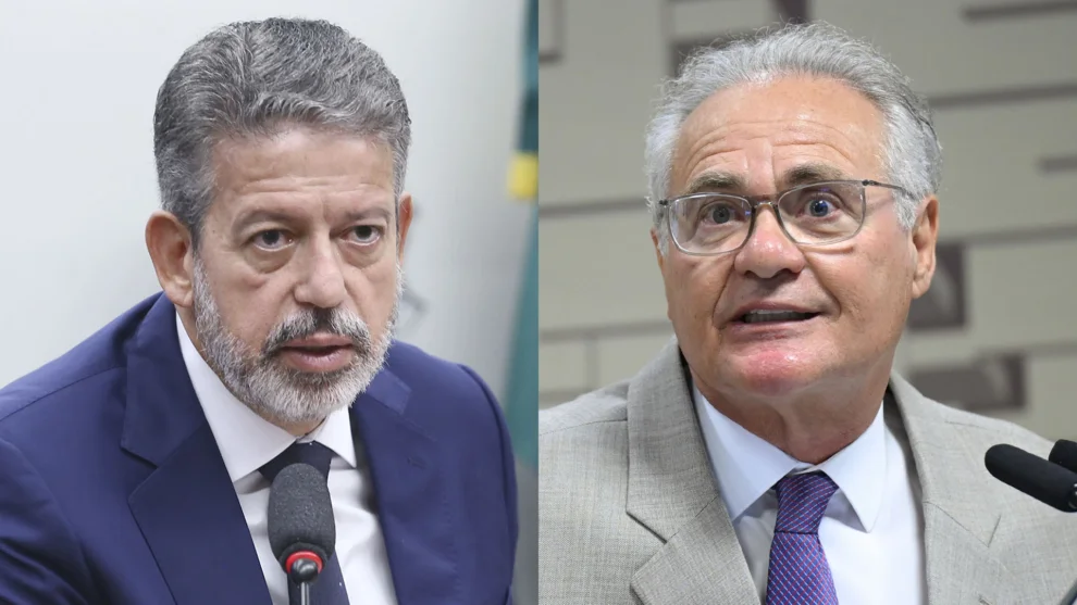 O Dep. Arthur Lira e o senador Renan Calheiros