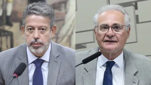 O Dep. Arthur Lira e o senador Renan Calheir