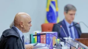Alexandre de Moraes vota no STF
