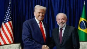 Foto: Ricardo Stuckert/PR Donald Trump e Lula