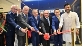 Marcelo Damasceno, José Múcio, Kenneth Haczynski, o vice-presidente Geraldo Alckmin, Bosco da Costa Junior e Shri Naidu