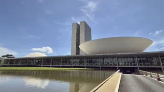 Fachada do Palácio do Congresso Nacional.
